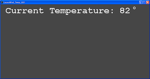 Temperature GUI
